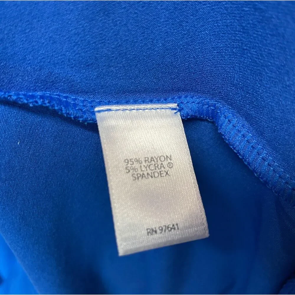 J Jill Wearever Maxi Dress Size Small Blue Sleeveless Tank Stretch‎